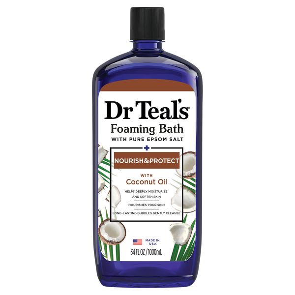 Dr. Teal's Nourish & Protect Coconut Oil Foaming Bath with Pure Epsom Salt