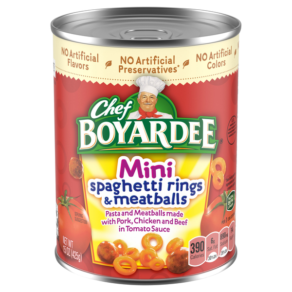 Chef Boyardee Mini Spaghetti Rings & Meatballs