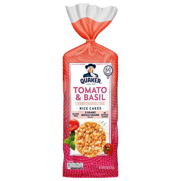 Quaker Tomato & Basil Rice Cakes