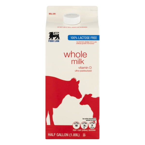 Food Lion Lactose Free Whole Milk