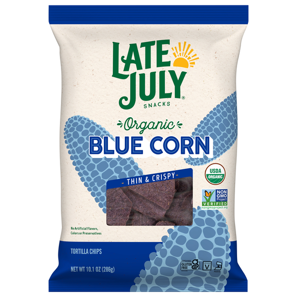 Late July Organic Gluten Free Blue Corn Tortilla Chips