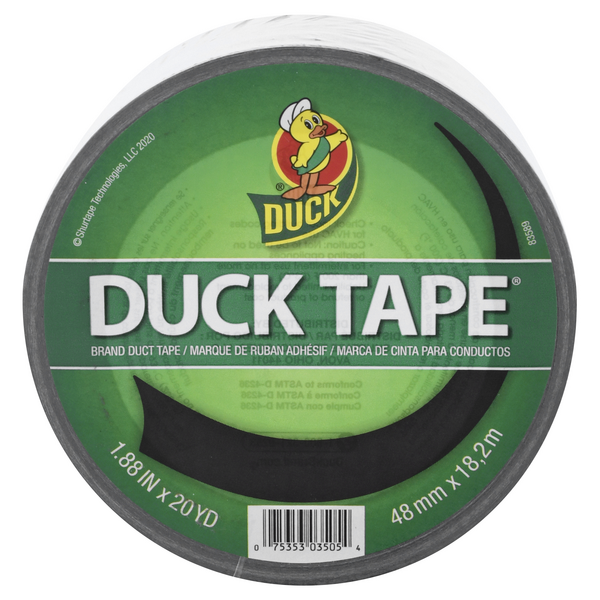 Duck Brand Color Duct Tape Black 1.88 Inch