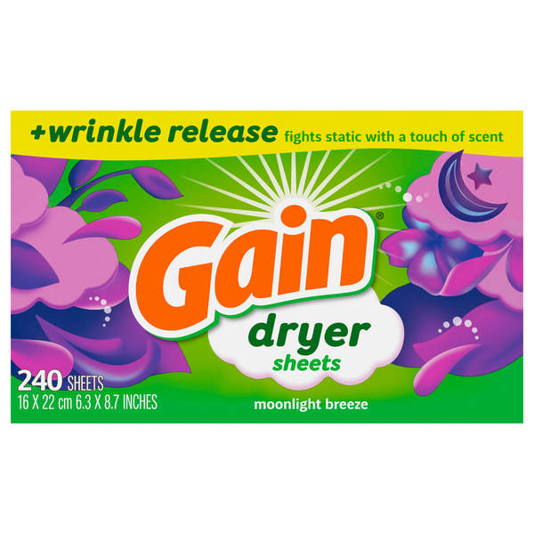 Gain Moonlight Breeze Dryer Sheets