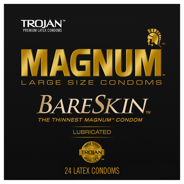 Trojan Magnum BareSkin Lubricated Large Size Condoms