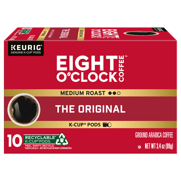 Eight O'Clock Coffee The Original Medium Roast K-Cup Coffee Pods