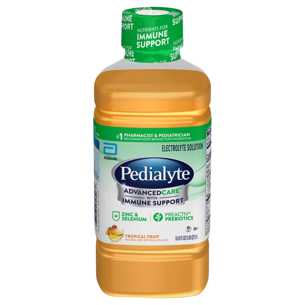 Pedialyte Tropical Fruit Electrolyte Solution with Immune Support