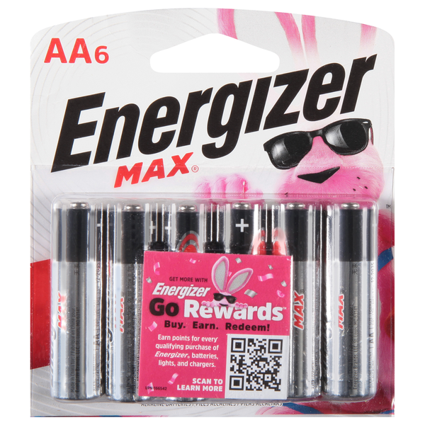 Energizer Max AA Alkaline Batteries