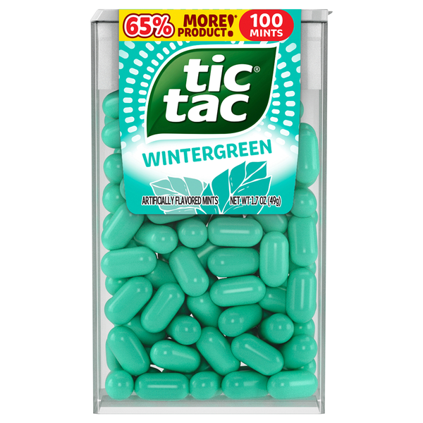 Tic Tac Wintergreen Mints - 100 ct