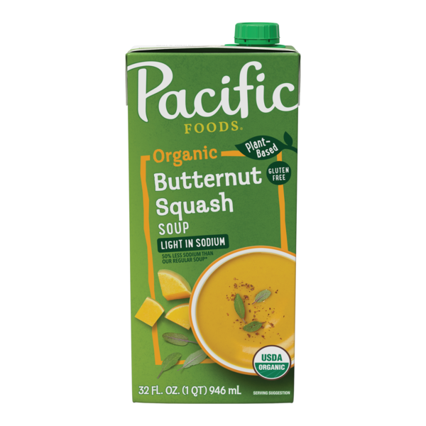 Pacific Foods Organic Gluten Free Light in Sodium Butternut Squash Soup