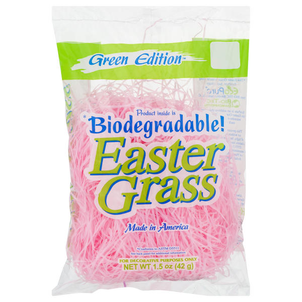 Green Edition Biodegradable Easter Grass Pink