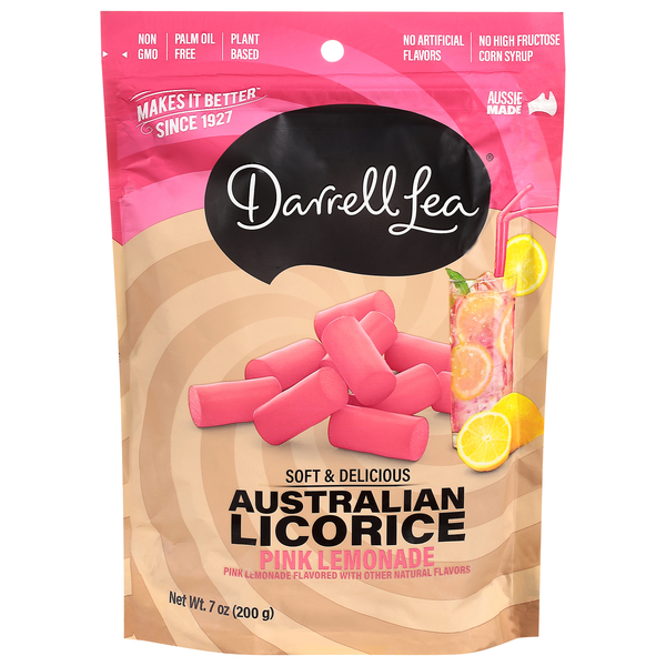 Darrell Lea Pink Lemonade Australian Licorice Candy
