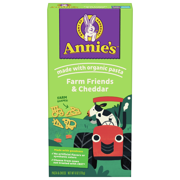 Annie's Organic Farm Friends & Cheddar Pasta & Cheese