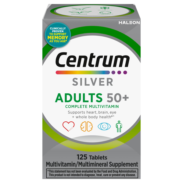 Centrum Silver Adults 50+ Multivitamin Multimineral Tablets