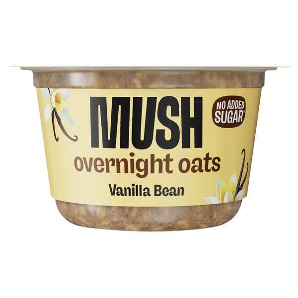 MUSH Gluten & Dairy Free Vanilla Bean Overnight Oats Refrigerated