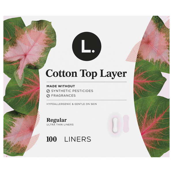 L. Cotton Top Layer Regular Ultra Thin Liners