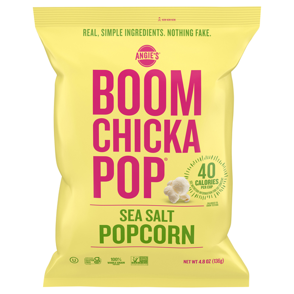 Angie's BOOMCHICKAPOP Gluten Free Sea Salt Popcorn