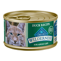 Blue Buffalo Wilderness Natural Grain Free Duck Recipe Adult Wet Cat Food