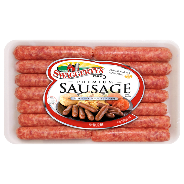 Swaggerty's Farm Premium Pork Breakfast Sausage Links - 14 ct