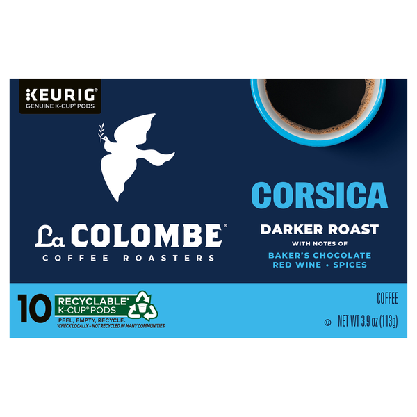 La Colombe Coffee Roasters Corsica Darker Roast Coffee K-Cup Pods