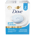 Dove Gentle Exfoliating Beauty Soap Bar - 2 ct