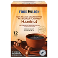 Food Lion Hazelnut Medium Roast Single Serve Coffee Cups