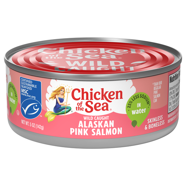 Chicken of the Sea Wild Caught Alaskan Pink Salmon in Water