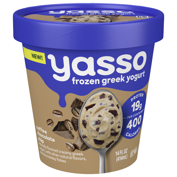 Yasso Coffee Chocolate Chip Greek Frozen Yogurt