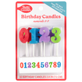 Betty Crocker Cupcake Numbers 0-9 Birthday Candles