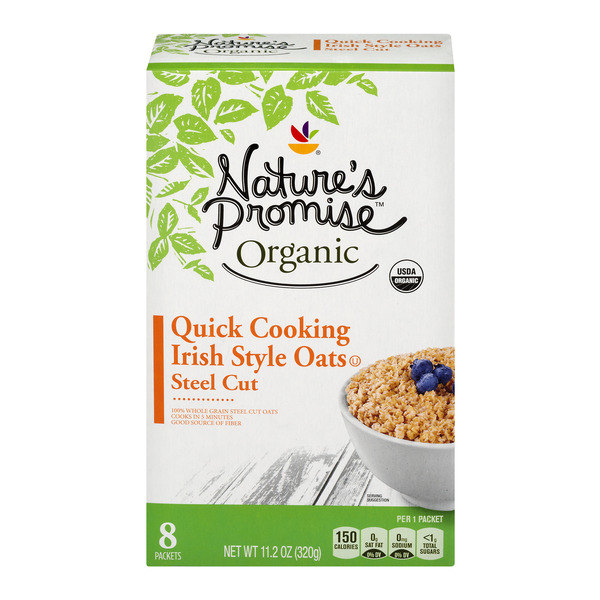 Save on Nature's Promise Organic Quick Cooking Oats Steel Cut Irish Style Order Online Delivery
