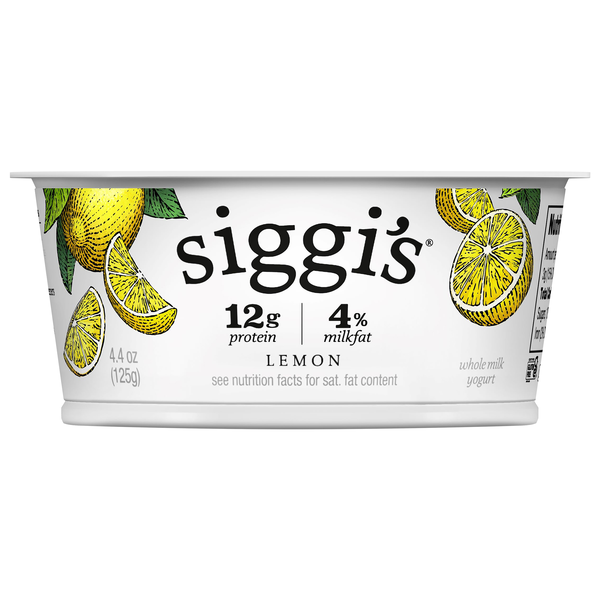 Siggi's Whole Milk Lemon Yogurt Cup