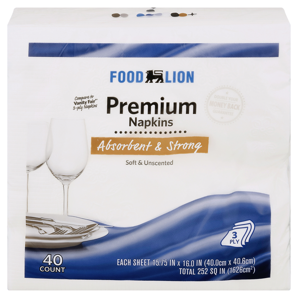 Food Lion Napkins Premium 3-Ply