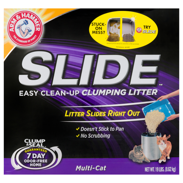 Save on Arm & Hammer Slide Clumping MultiCat Cat Litter Order Online