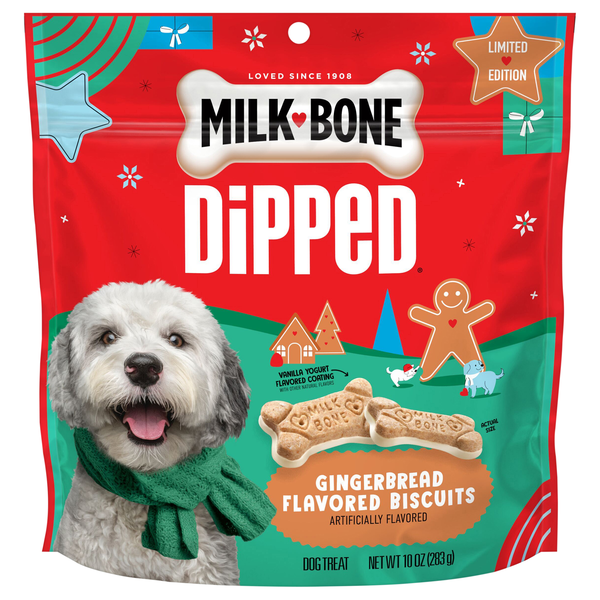 Milk-Bone Dipped Gingerbread Flavored Dog Biscuits