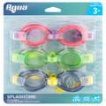 Aqua Splashtime Swim Goggles Assorted Colors Child Ages 3+