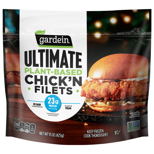 Gardein Ultimate Plant-Based Chick'n Filets - 3 ct Frozen