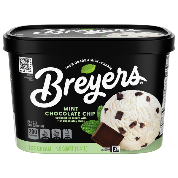 Breyers Mint Chocolate Chip Ice Cream