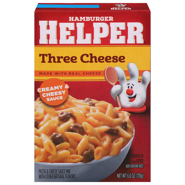 Hamburger Helper Pasta & Sauce Mix Three Cheese