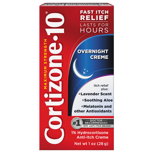 Cortizone-10 Maximum Strength Hydrocortisone Anti-Itch Overnight Creme