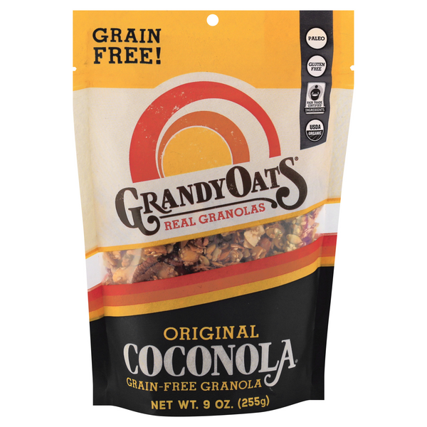 GrandyOats Organic Grain & Gluten Free Original Coconola Granola