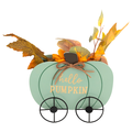Smart Living Harvest Decor Hello Pumpkin Teal