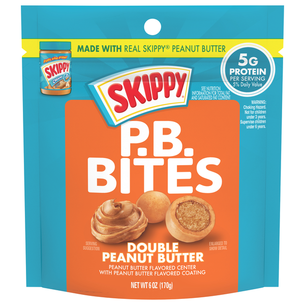Skippy P.B. Bites Double Peanut Butter Snack
