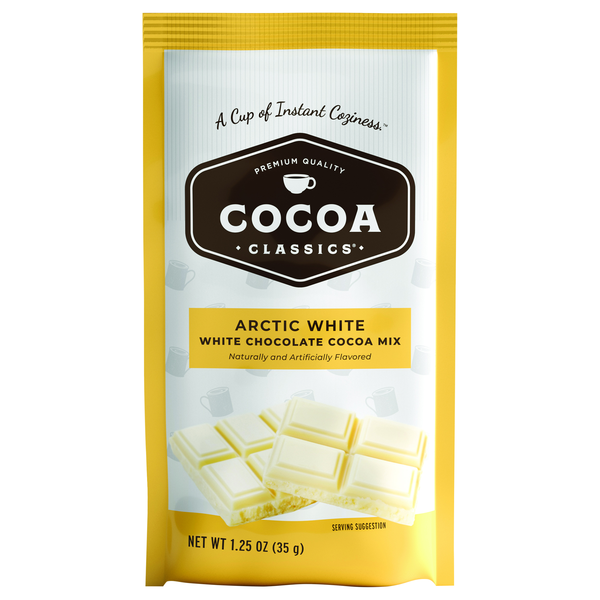 Cocoa Classics Arctic White Chocolate Hot Cocoa Mix Packet