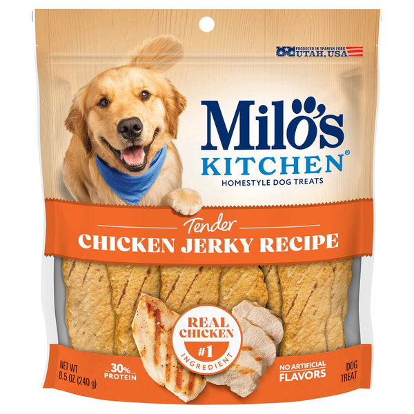 Milo's Kitchen Homestyle Chicken Jerky Recipe Dog Treats