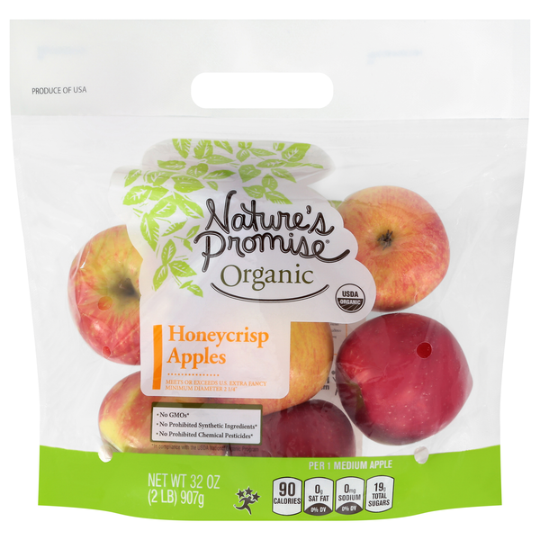 Nature's Promise Organic Honeycrisp Apples Bag