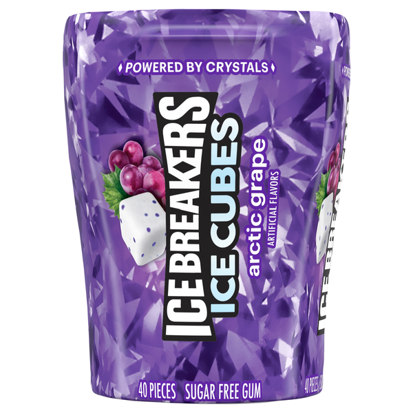 Ice Breakers Ice Cubes Sugar Free Arctic Grape Gum