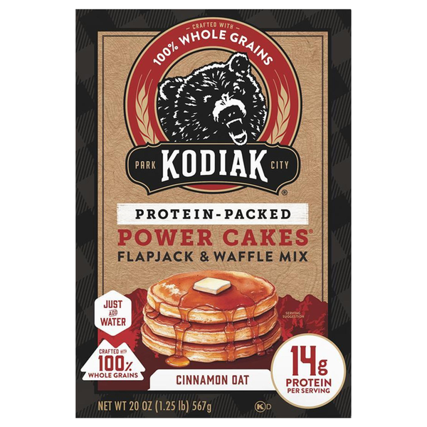 Kodiak Power Cakes Cinnamon Oat Protein Flapjack & Waffle Mix