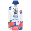 Once Upon a Farm Organic Baby Food Fruit Blend Apple & Blueberry