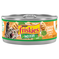 Friskies Indoor Pate Chicken Dinner with Garden Greens Adult Wet Cat Food