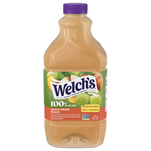 Welch's 100% White Grape Peach Juice
