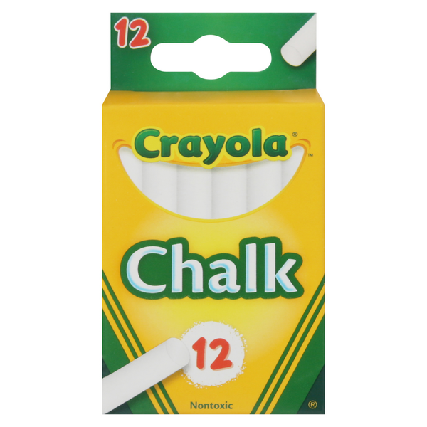 Crayola Chalk White Non Toxic